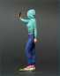 Preview: 1:18 Selfie Girl - Handmade - 3D - Unique -